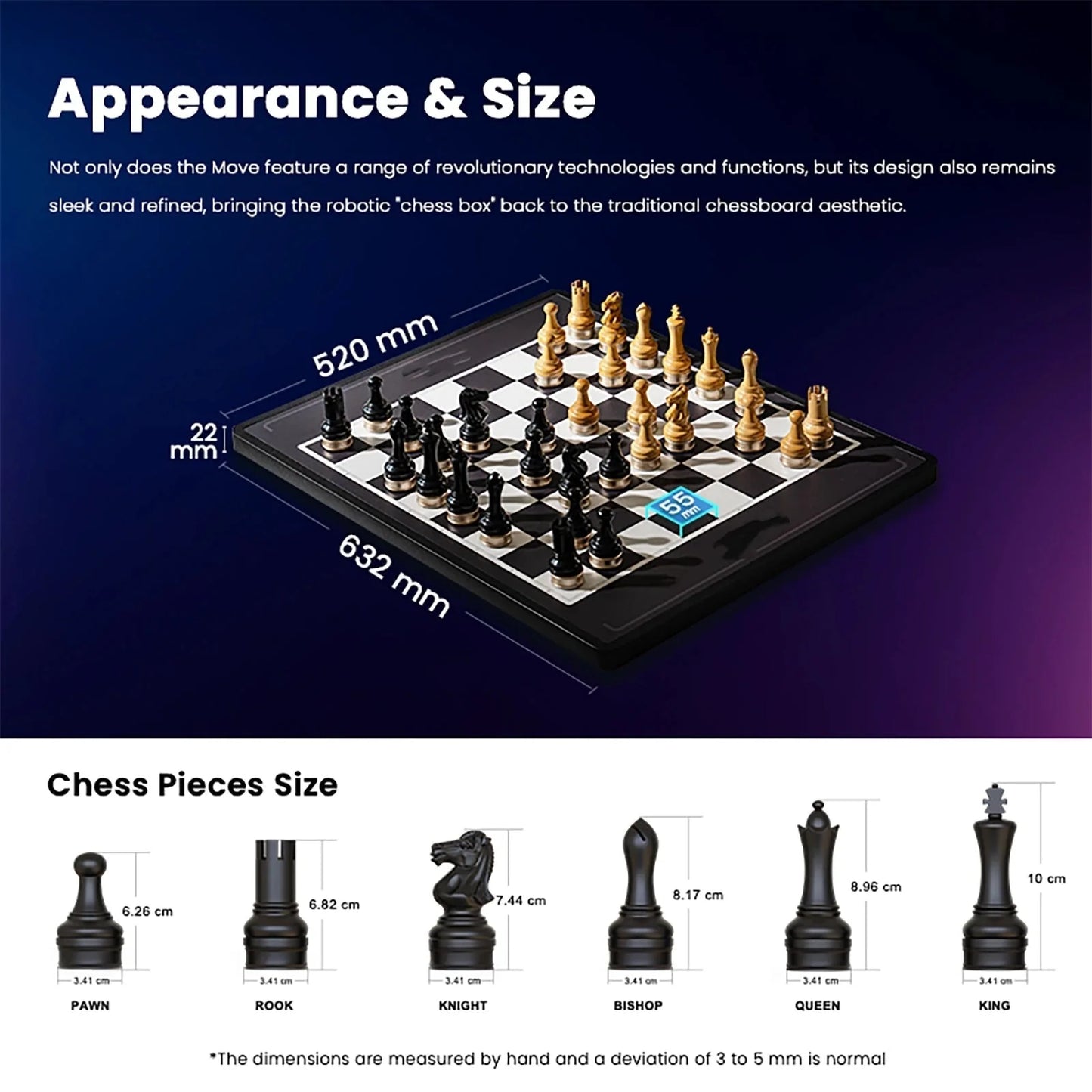 NeoChess – Échiquier Intelligent avec Pièces en Bois