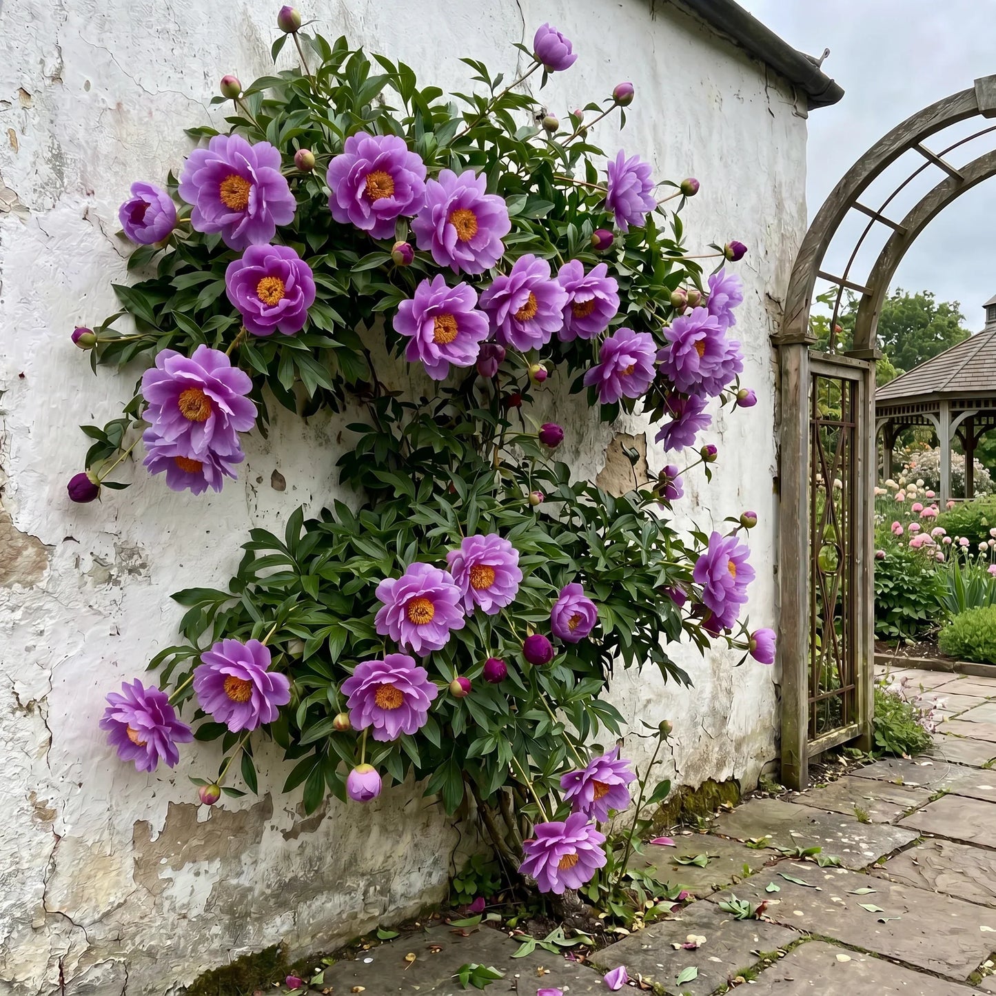 PetalRise – Bulbes de pivoine grimpante rustiques pour jardin