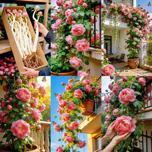 PetalRise – Bulbes de pivoine grimpante rustiques pour jardin