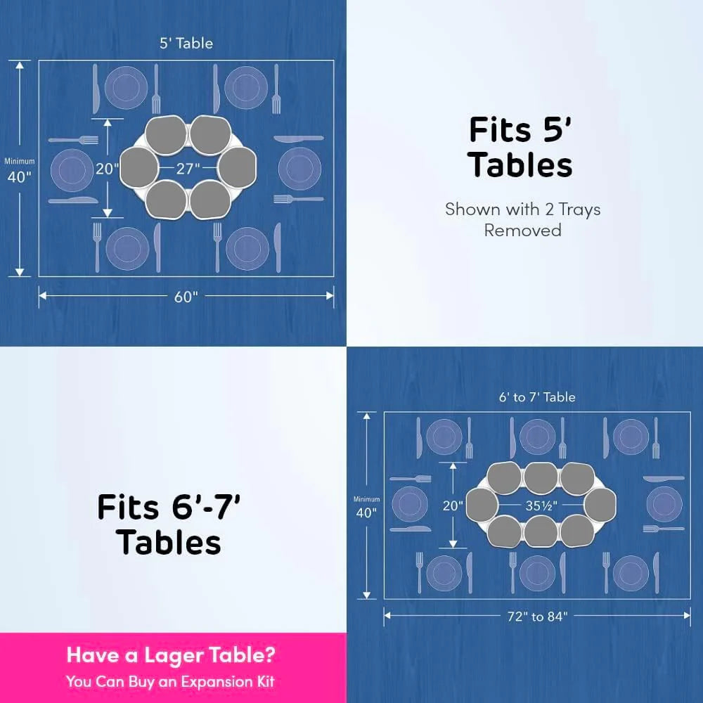 SpinServe – Support de table rotatif