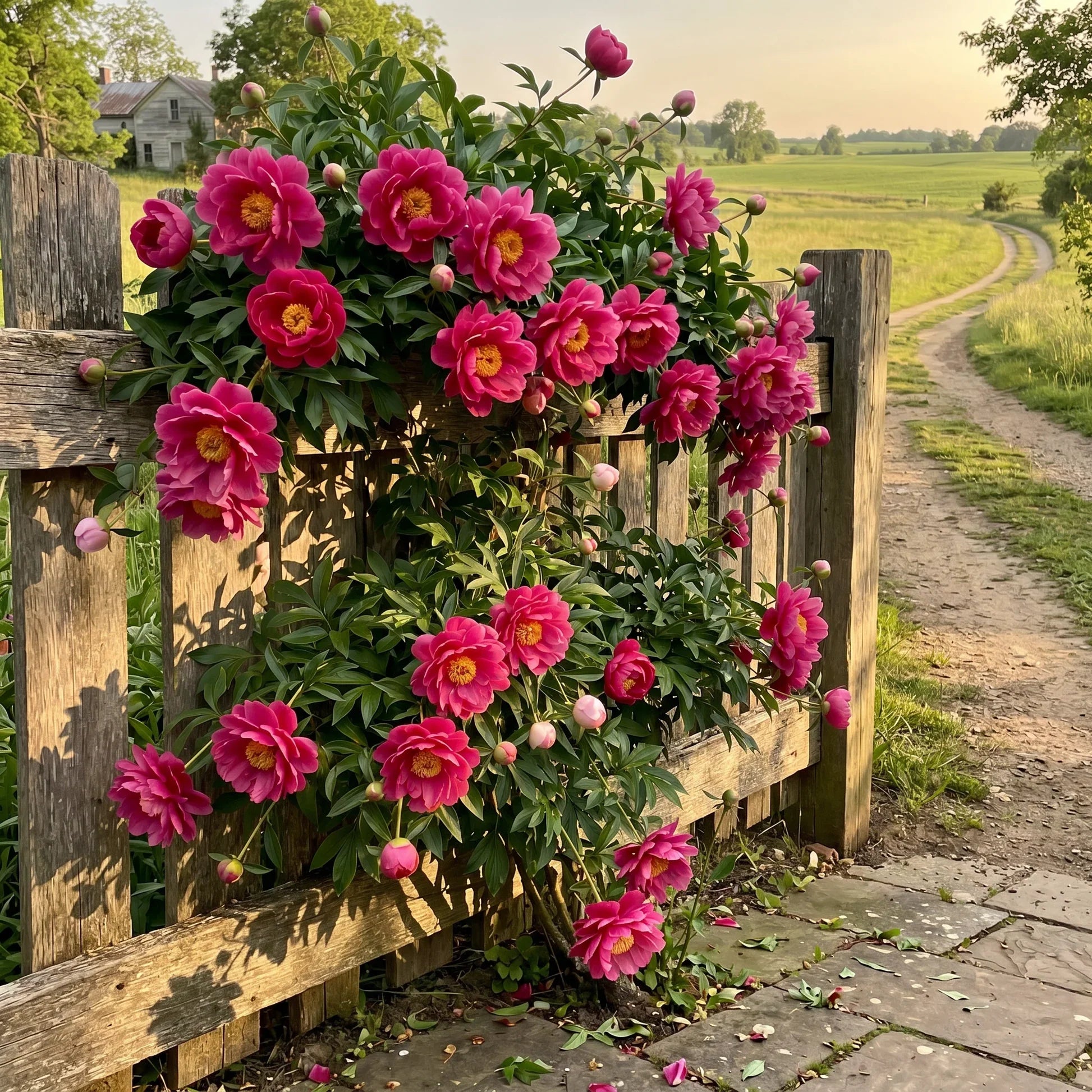 PetalRise – Bulbes de pivoine grimpante rustiques pour jardin
