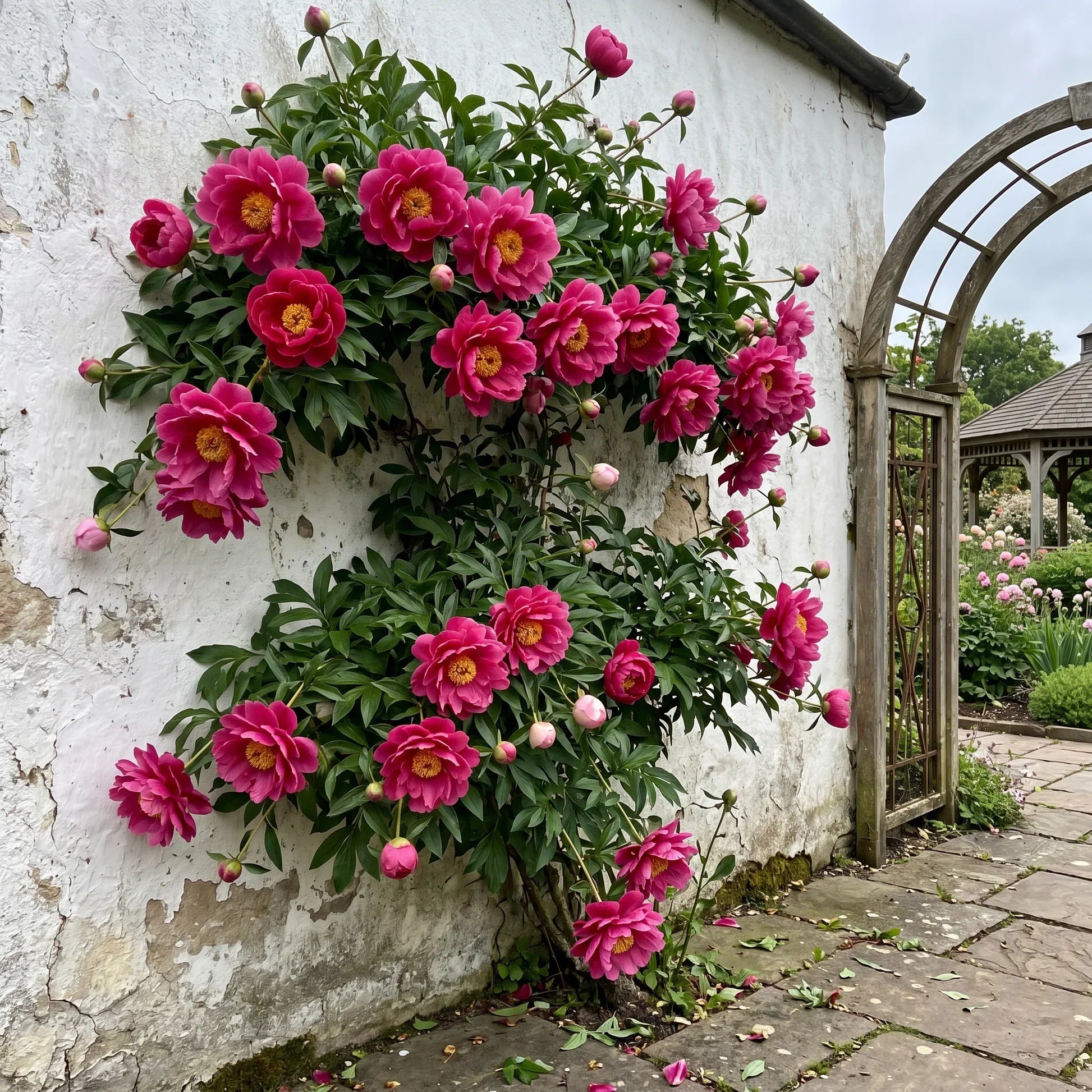 PetalRise – Bulbes de pivoine grimpante rustiques pour jardin