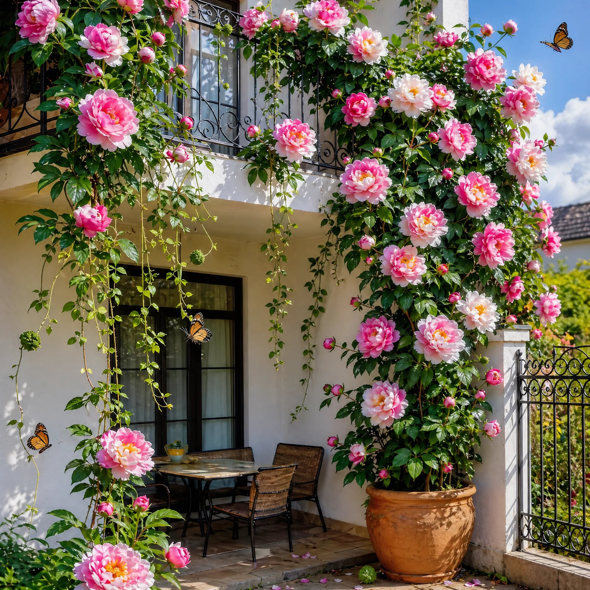 PetalRise – Bulbes de pivoine grimpante rustiques pour jardin