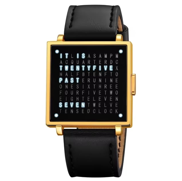 LexoTime - Montre unisexe à affichage textuel