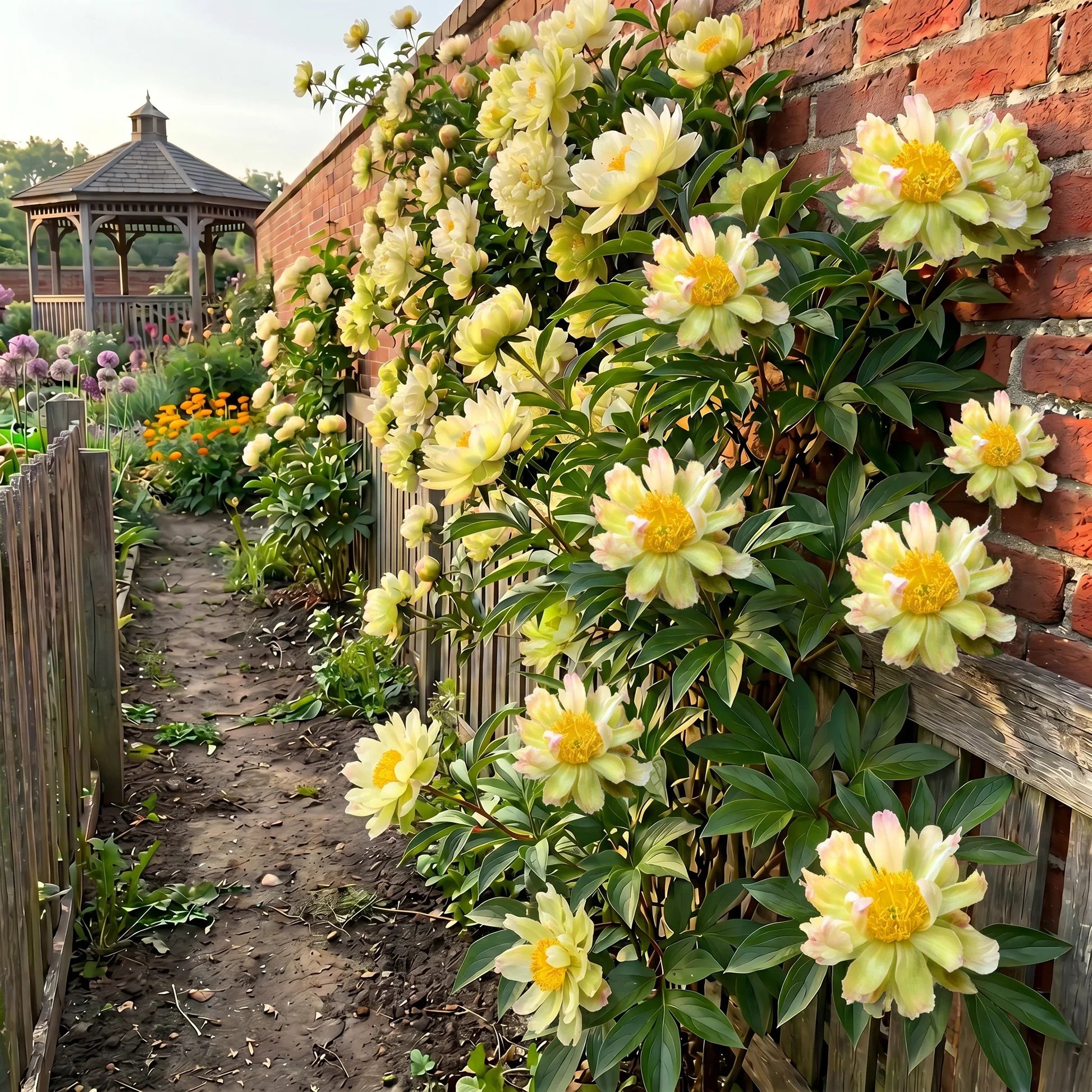 PetalRise – Bulbes de pivoine grimpante rustiques pour jardin