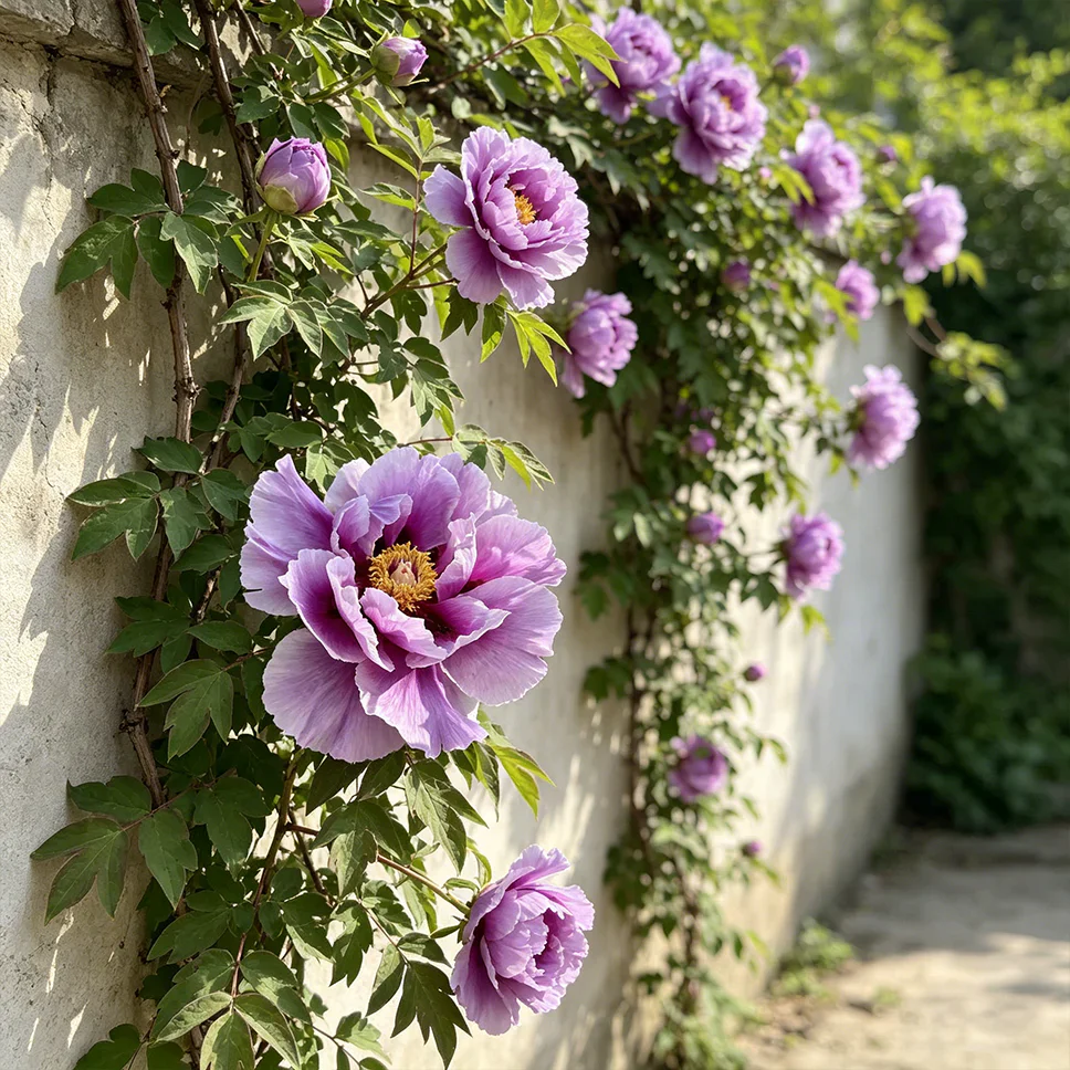 PetalRise – Bulbes de pivoine grimpante rustiques pour jardin