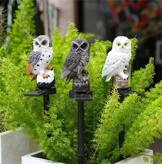 OwlGuard – Lampe solaire LED pour jardin