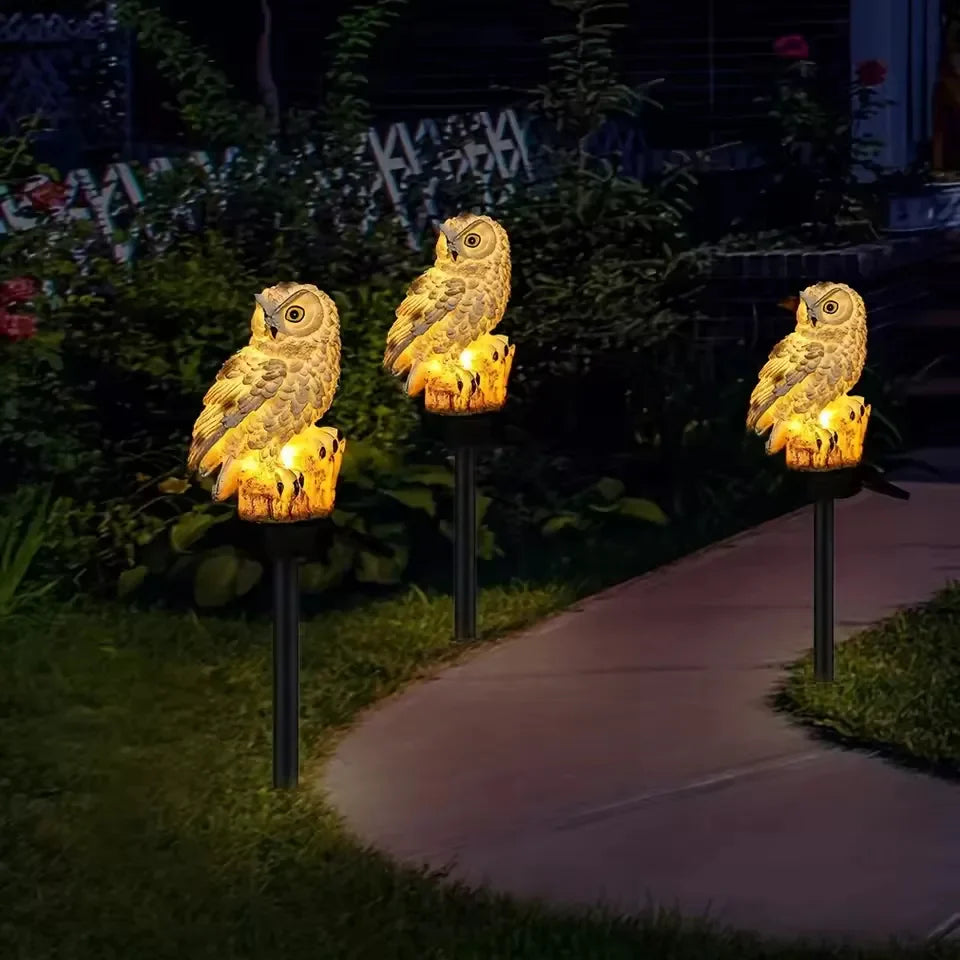 OwlGuard – Lampe solaire LED pour jardin