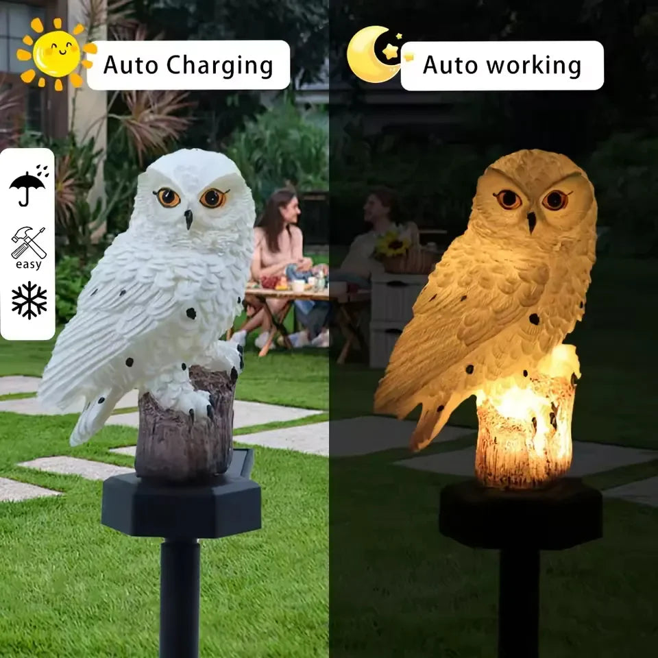 OwlGuard – Lampe solaire LED pour jardin