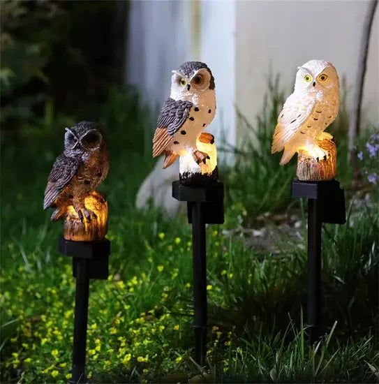 OwlGuard – Lampe solaire LED pour jardin