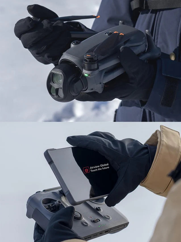 AirView Pro 4 nouvelle génération : Drone à triple caméra pour débutants et prises de vue de niveau professionnel