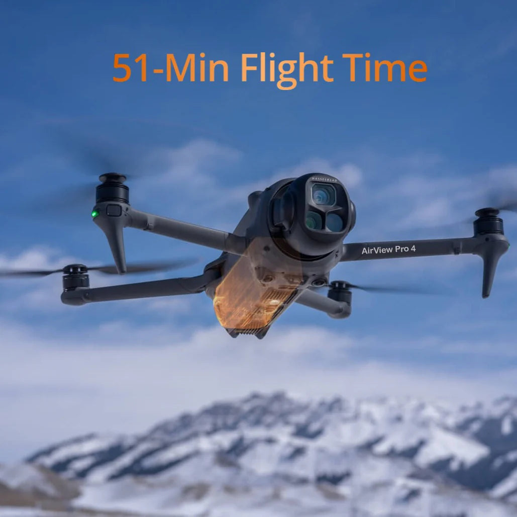 AirView Pro 4 nouvelle génération : Drone à triple caméra pour débutants et prises de vue de niveau professionnel