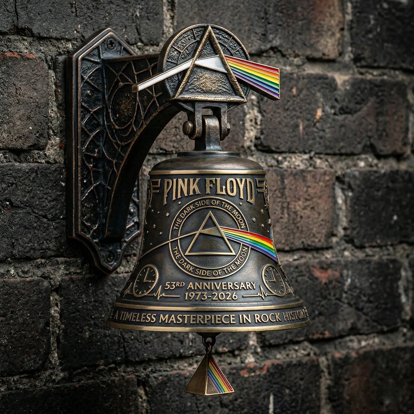 SoundLegacy – Cloche murale hommage au rock en édition limitée