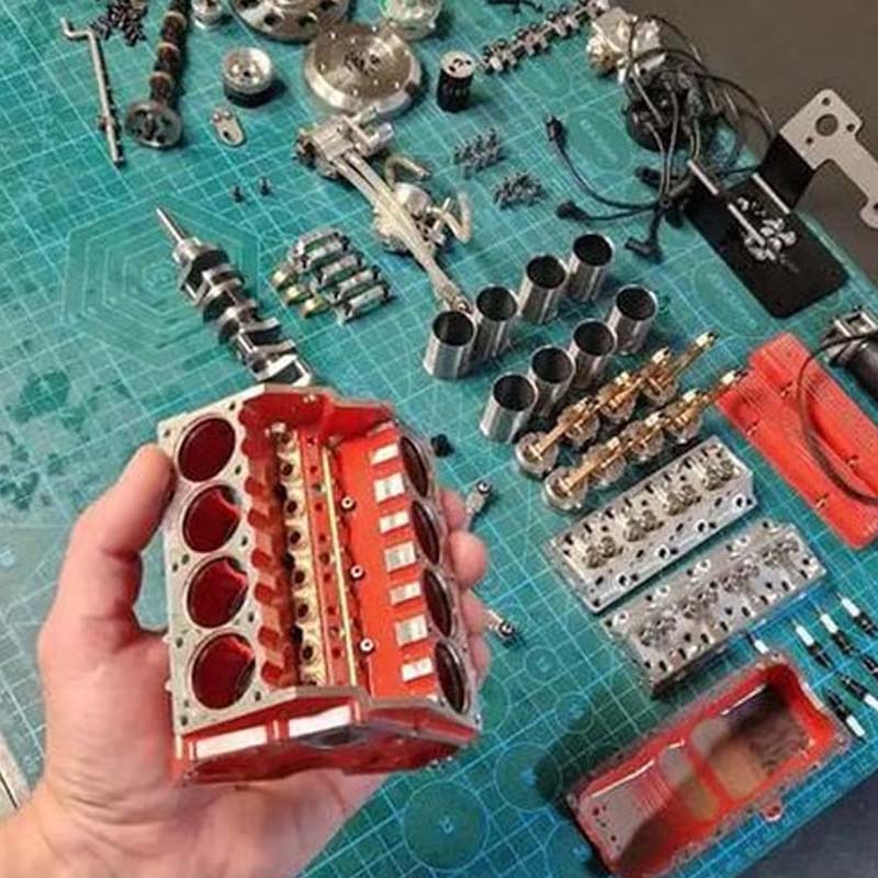 V8Forge – Kit de maquette de moteur V8 à essence OHV