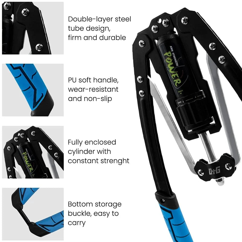 PowerFlex – Appareil de musculation hydraulique réglable pour les bras